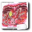 Londons Times Religion Heaven Hell Cartoons - Practical Jokes In Hell - Mouse Pads