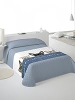 Naturals Colcha Bouti Cenefa Gatos (Multicolor)