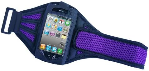 EkitMall Running Sports Gym Armband Case Cover For Apple iPod touch/iPhone 4 4S (Purple)