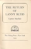Return of Lanny Budd