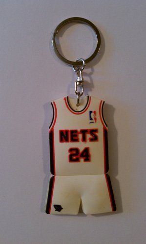 New Jersey Nets Richard Jefferson #24 Home Jersey Keychain
