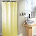 Plain Polyester Shower Curtain, Lemon