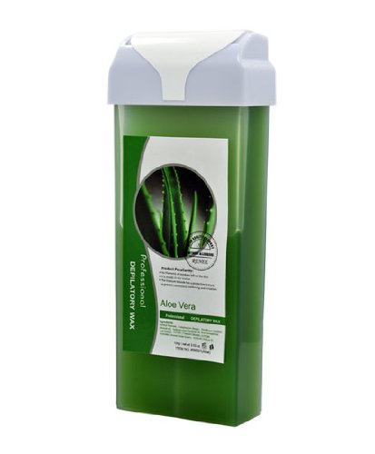 Roll-on hot depilatory wax cartridge aloe vera heater w…