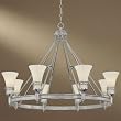 Minka Federal Restoration Chrome Chandelier 4278-77