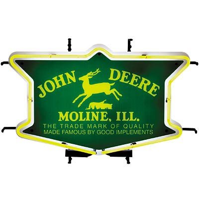 CTH Collectibles Trademark Neon Sign  John Deere 1936/1937, Model# 16001