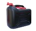 Produkt-Bild: Benzinkanister 20 Liter - UN-gepr&uuml;ft 1000 gramm schwarz/rot mit Ausgie&szlig;er