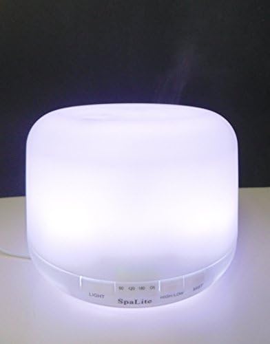 SpaLite Aromatherapy Diffuser LED Color Changing 360 Manual Rotation, 500ML Capacity, Premium Quality