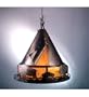 36.5"W Teepee W/ Buffalo Pendant