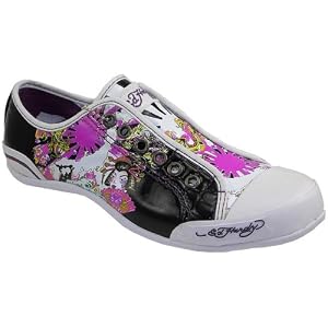 Ed Hardy Wome's Bubble Lowrise Laceless Sneakers