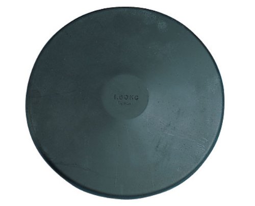 Champion Sports Black Rubber Practice Track And Field Discus 1.0 1.6 2.0 K KG