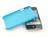 Dekcell Blue Mesh Net Hard Back Case Cover for Apple iPhone 3G 3GS