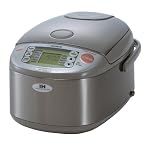 Zojirushi NP-HBC10 5-1/2-Cup Rice Cooker and Warmer with Induction Heating System, Stainless Steel