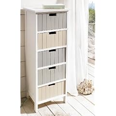 Kommode "Puderton" ,wei� lackiertes Holz,