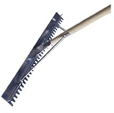 MARSHALLTOWN The Premier Line RED700546 32-Inch Plain Magnesium Lute Rake with 60-Inch Wood Handle