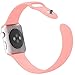top4cus Apple Watch Band 42mm Soft Silicone Replacement Sport Strap iWatch Band for Apple Watch 42mm Model - Small/Medium - Vintage Rose