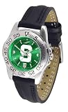 Michigan State Spartans Suntime Sport Leather Anochrome Ladies NCAA Watch