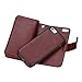 iPhone 5 case, iPhone 5s Wallet case, BRG [Wristlet] [6 Card Holder] [Magnetic Detachable] PU Leather Folio Flip Credit Card Slots Cash Holder Wrist Strap Case for Apple iPhone 5 5s, (Brown)