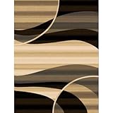 Reflections Black Rug Rug Size