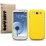 SAMSUNG i9300 GALAXY S3 LEDER HARDSKIN H�LLE IN GELB, COVERT RETAIL VERPACKUNGvon "COVERT"