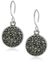 Kenneth Cole New York Marcasite Accent Drop Earrings