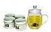Sun's Tea High Quality Green Tea Set (120 cups) with glass tea mug/infuser