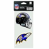 NFL Baltimore Ravens 4-by-8 Die Cut Decal