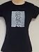 Ladies JOY DIVISION 'Unknown Pleasures' T Shirt (Black) MEDIUM (10)