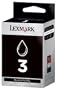 Lexmark No. 3 Ink Cartridge - Black