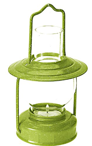 GSI lampe à bougie émail (Couleur: Vert) torche