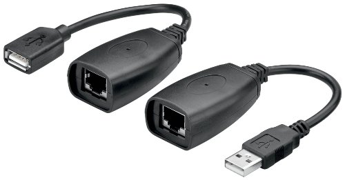 1aTTack.de 1aTTack USB &uuml;ber CAT 5 Verl&auml;ngerung schwarz