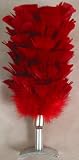 Red Horse Plume with Bridle Attachment