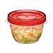 Rubbermaid TakeAlongs Twist & Seal Food Storage Containers, 2 Cup, 3 Count