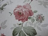 BEACON HOUSE★壁紙ロール ローズ柄 52㎝×10m ピンク系/カナダ72-30955