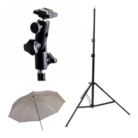 CowboyStudio Strobist Kit Photo Studio Flash Mount Umbrellas Kit