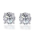 Certified 14k Gold, Round, Diamond Stud Earrings (1 1/2 cttw, I-J Color, I1-I2 Clarity)