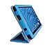 HappyZone PU Leather Case Cover with Build In Stand For Insignia Flex 7-INCH Tablet (Model NS-15AT07), Blue