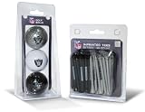 NFL Oakland Raiders 3 Pack Golf Balls (50 Pack Team Tees)