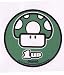Toys : Nintendo Super Mario One Up Mushroom Sticker 96-325