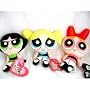 Powerpuff Girls Blossom Buttercup Bubbles 3 Plush Doll