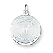 Sterling Silver Miniature Pinscher Disc Charm with 20 inch Sterling Silver Chain