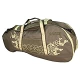 Prince '11 Hibiscus Triple Tennis Bag (Olive/Cream) Prince '11 Hibiscus Triple Tennis Bag (Olive/Cream)