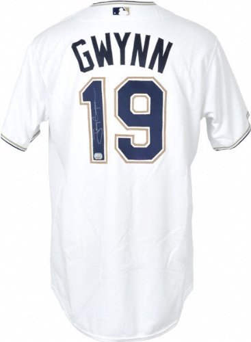 Tony Gwynn Autographed Jersey | Details: San Diego Padres, Majestic