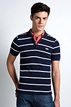 Red! Collection Short Sleeve Pique Stripe Polo