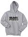 Black Proud Adult Hooded Sweatshirt