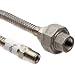 Parker Stainless Steel 316 Flex Hose, Male NPTF + Female NPT, 1/4ID x .41OD, 5 Feet Long