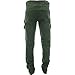 Kayden K - Men's Rips Front Cargo Pocket Pants - Olive