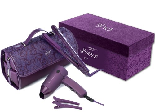 ghd Purple IV Limited Edition Styler Hair Straightener Gift Set - Mark 4