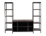 Winsome Wood Hailey 3 pc Wood TV Stand Shelf Set
