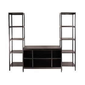 Winsome Wood Hailey 3 pc Wood TV Stand Shelf Set
