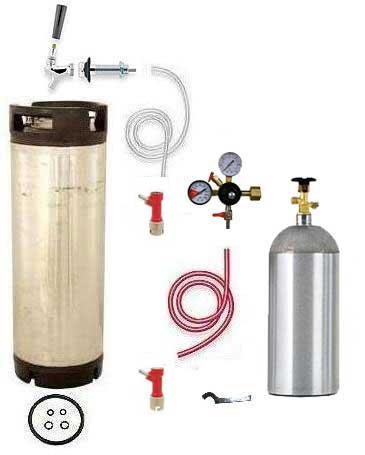 One Tap Door Mount Homebrew Kegerator